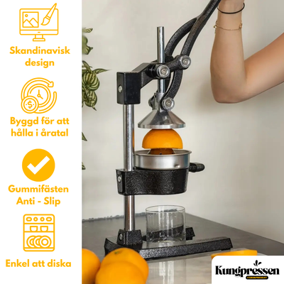 Kungpressen - Premium Juicepress i Gjutjärn